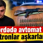 Bərdədə avtomat satan TUTULDU-VİDEO